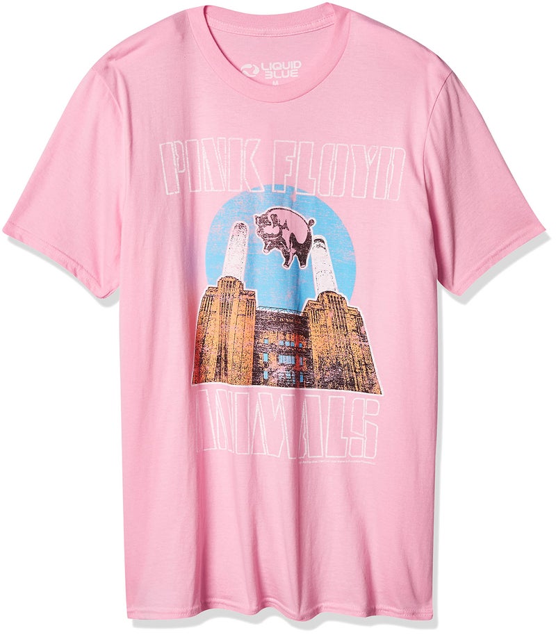 Liquid Blue unisex adult Animals T-shirt T Shirt, Pink, Large US - Image 1